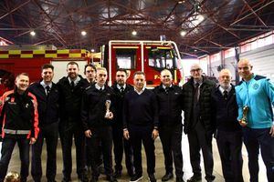 Manuel Serrano felicita a los bomberos en la festividad de su Patrón y destaca “su labor entregada e intensa todos los días del año”