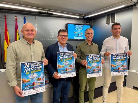 Villaescusa presenta el campeonato regional de natación de Fecam que se celebra en Albacete, “una ciudad que es referente en deporte inclusivo”