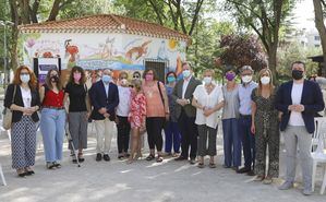 Albacete homenajea a María José Merlos con el nuevo mural del Parque Lineal y una futura calle en su nombre