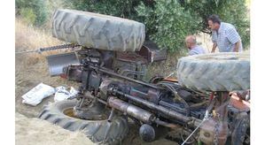Sucesos.- Fallece el conductor de un tractor tras volcar su vehículo en Letur (Albacete)