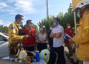 Incendios.- Estabilizado el fuego de Liétor, que ha afectado ya a 2.500 hectáreas, y desconfinada la pedanía de Mingogil