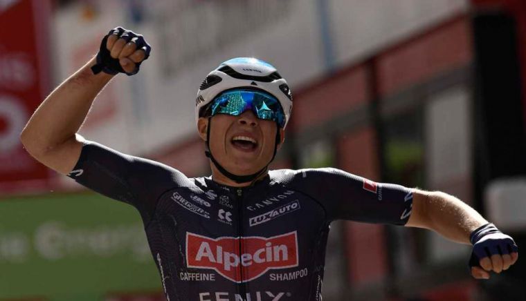 Jasper Philipsen gana la etapa 5 de la Vuelta a España 2021 con otro esprint final en Albacete