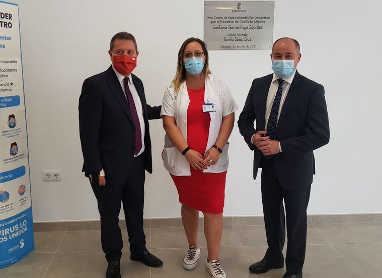 Foto: El Centro de Especialidades dependiente del Servicio de Salud de Castilla-La Mancha, fue inaugurado el 26 de julio pasado.