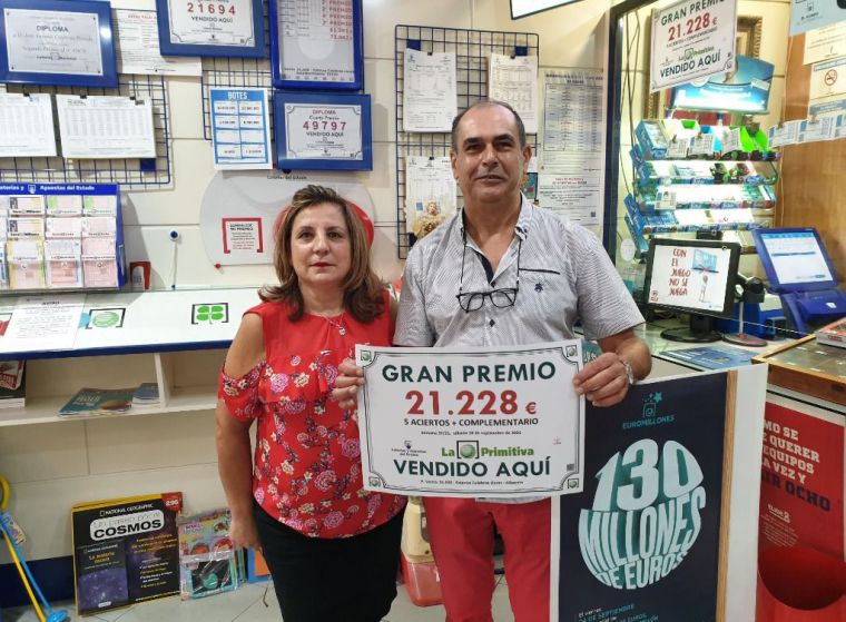 La Lotería Primitiva deja en Albacete un premio de 21.228 euros