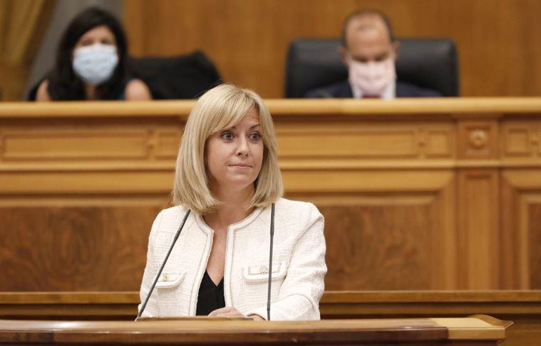 Foto: La portavoz del PSOE en las Cortes regionales, Isabel Abengózar.