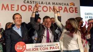 El PSOE obtendría mayoría absoluta con 19 diputados y el PP 13 si hoy hubiera elecciones en Castilla-La Mancha, según encuesta de Idus3