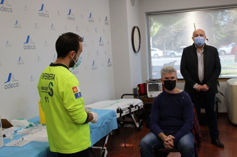 El Gobierno de Castilla-La Mancha acerca la vacunación frente a la Covid-19 a las empresas y trabajadores del mayor polígono industrial de la región