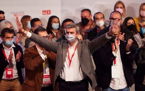 Álvaro Gutiérrez revalida el liderato al frente del PSOE de la provincia de Toledo con el 99,47% de los apoyos