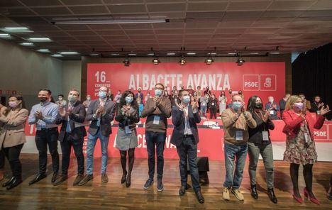 Santi Cabañero, que será reelegido secretario general de PSOE Albacete, se muestra 