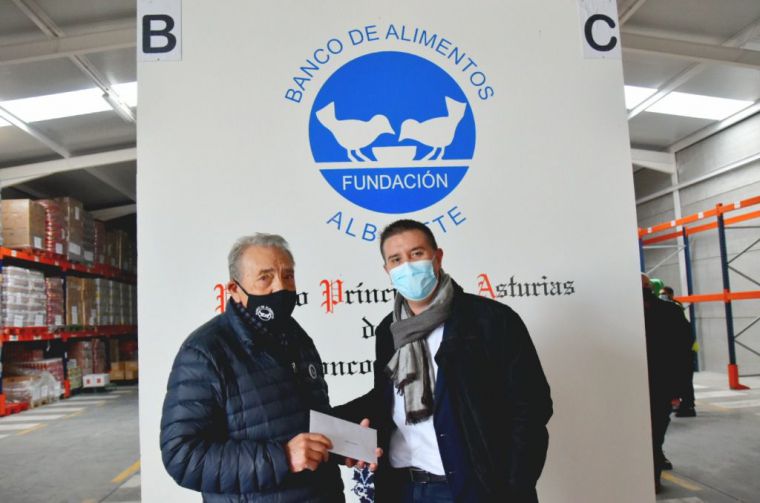 Santi Cabañero se suma al maratón solidario en beneficio del Banco de Alimentos de Albacete