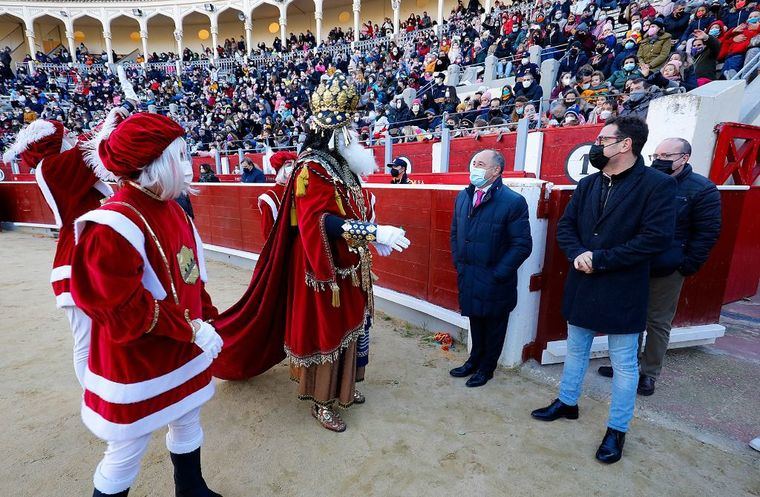 Recepción a los Reyes Magos en la Plaza de Toros de Albacete