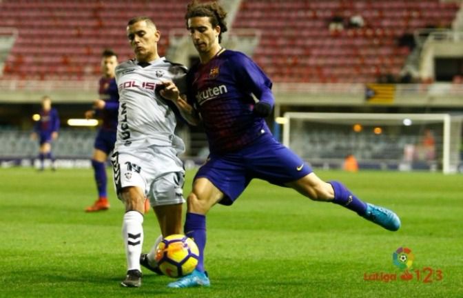 El Albacete logra su primer triunfo como visitante y hunde más al filial del Barcelona (0-1)