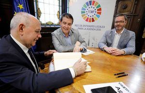 Santi Cabañero y Carlos Daniel Casares ahondan en las múltiples iniciativas con las que la Diputación de Albacete viene trabajando para desarrollar la Agenda 2030 en la provincia