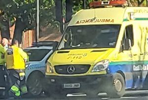 Sucesos.- Herida una niña de 12 años tras la colisión entre un turismo y una motocicleta en Albacete capital