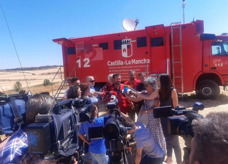Casi 6.000 hectáreas afectadas y mil desalojados por 6 fuegos en Castilla-La Mancha y se avisa de las 'negligencias' 