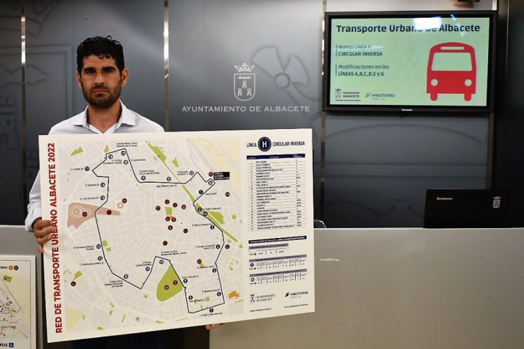 El Ayuntamiento de Albacete aplicará descuentos del 50% en los bonos multiviajes del transporte urbano y pondrá en marcha de la Línea H o Línea Circular Inversa
