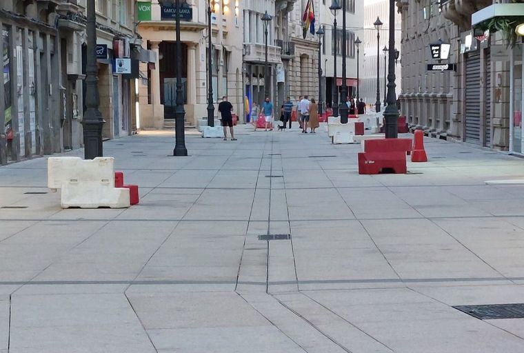 Unidas Podemos considera excesivo el espacio que ocuparán las terrazas en la calle Ancha