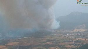 Incendios.- Los trabajos en el fuego de Riópar dan resultado, se rebaja a nivel 1 y la UME se retira de la zona