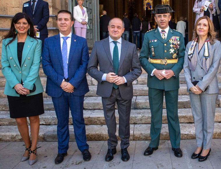 El alcalde agradece la “proximidad” y “colaboración” de la Guardia Civil en la celebración de su patrona