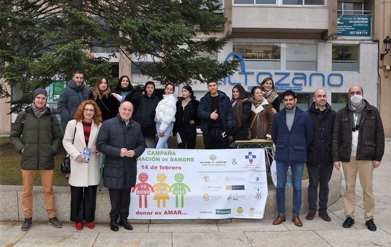 Emilio Sáez ensalza la campaña 'Donar es amar' como garantía del relevo generacional en la donación de sangre en Albacete