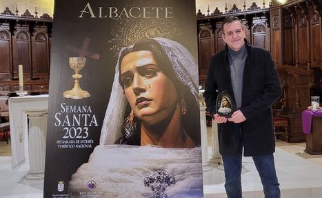 Santa María Magdalena protagoniza el cartel de la Semana Santa de Albacete cuyo autor es Ángel Ruiz Fernández
