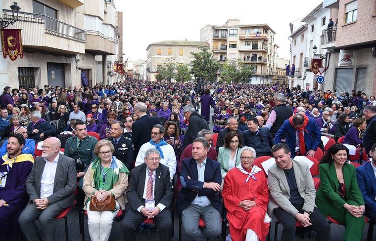 El presidente de Castilla-La Mancha, Emiliano García-Page, asiste en Tobarra a las XXXVI Jornadas Nacionales de Exaltación del Tambor y el Bombo