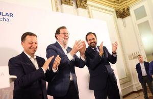Rajoy pide en Albacete el voto a los simpatizantes del PP porque las instituciones se decidirán 