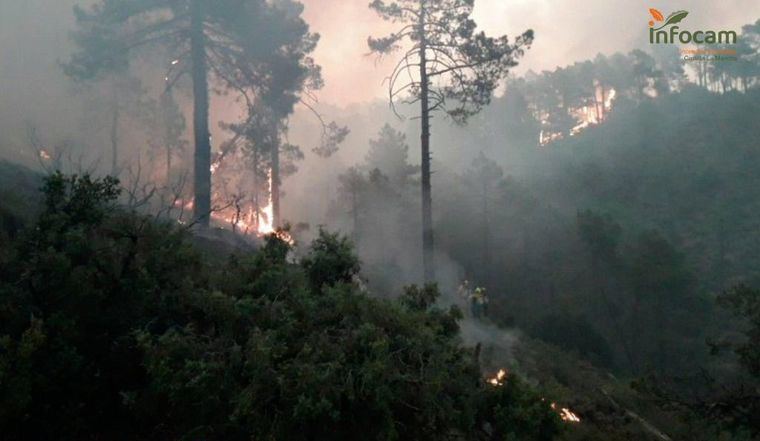 Incendios.- Controlado el fuego declarado en Bogarra (Albacete) el pasado miércoles