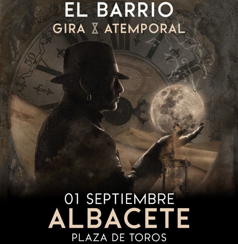 Aplazado el concierto de El Barrio en Albacete previsto para el 25 de agosto que pasa al día 1 de septiembre