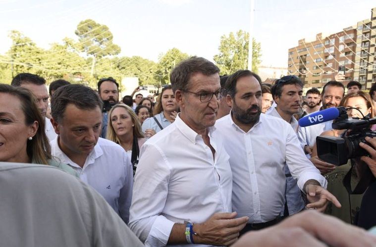 Feijóo visita un año más la Feria de Albacete destacando la hospitalidad de su gente: 'Es una de las mejores ferias de España'