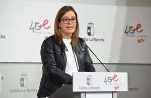 La portavoz del Gobierno de Castilla-La Mancha avisa al PP: "No va a haber diputados socialistas que traicionen la voluntad de sus votantes"