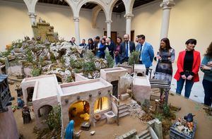 El Belén de la Diputación de Albacete ‘estrena’ visita circular desde el corazón del Claustro de La Asunción, y la Ruta Provincial de Belenes afianza su crecimiento