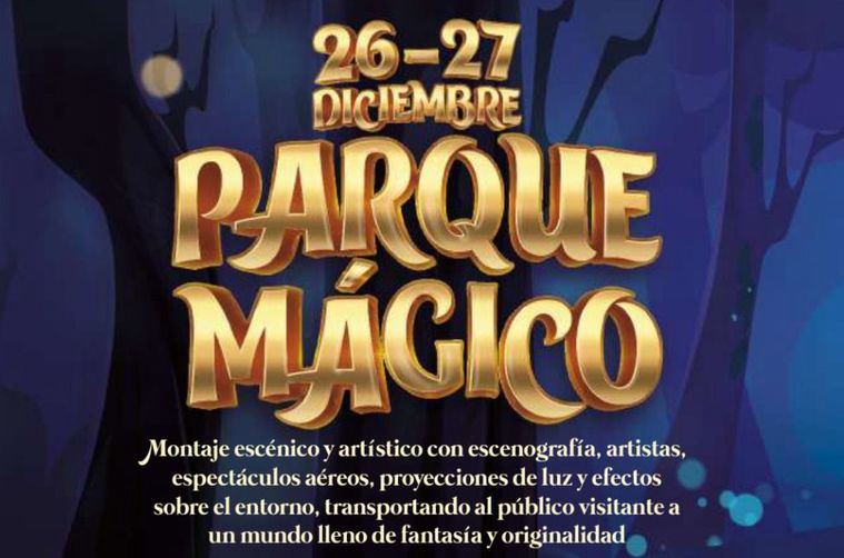 El Parque Mágico, la principal novedad de la Navidad Cultural, llega al Parque de Abelardo Sánchez