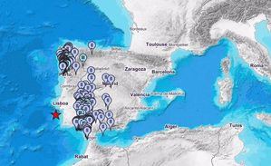 Un terremoto de magnitud 5,5 registrado en el sur de Portugal se siente en Castilla La Mancha