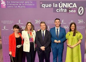 La Diputación de Albacete reafirma su compromiso contra las violencias machistas en el acto institucional regional celebrado en Munera con motivo del 25N
