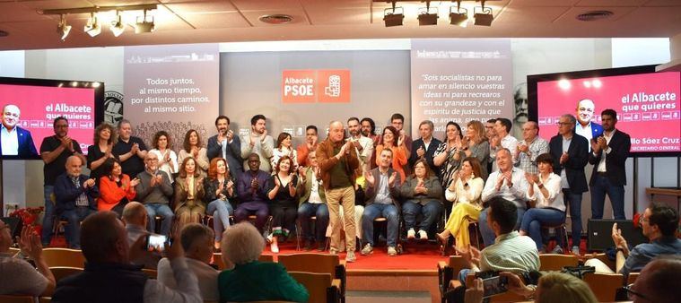 Emilio Sáez, reelegido secretario general del PSOE en la ciudad de Albacete