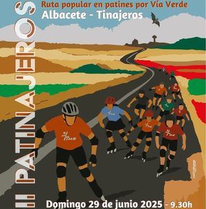 Tinajeros acoge una nueva edición de la carrera en patines 'Patinajeros' este domingo