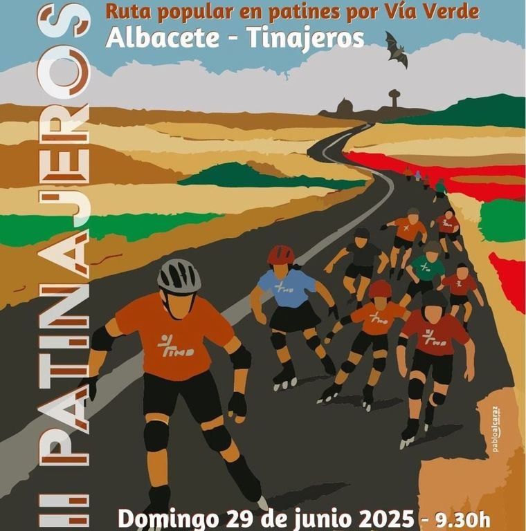 Tinajeros acoge una nueva edición de la carrera en patines 'Patinajeros' este domingo