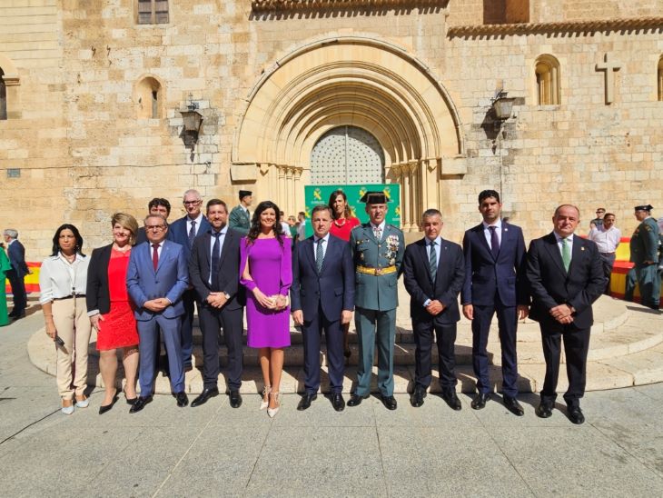 La Diputación, presente en los actos organizados por la Comandancia de Albacete con motivo de la festividad de la Patrona de la Guardia Civil