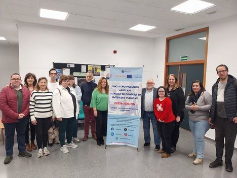Llanos Navarro agradece a Aidiscam su apoyo a la integración laboral de personas con discapacidad, “un desafío de la sociedad y una prioridad del Ayuntamiento”