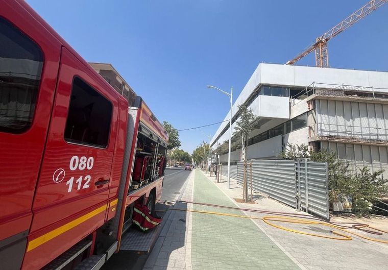 Sucesos.- Resuelto sin daños el conato de incendio en uno de los edificios en construcción del Hospital de Albacete