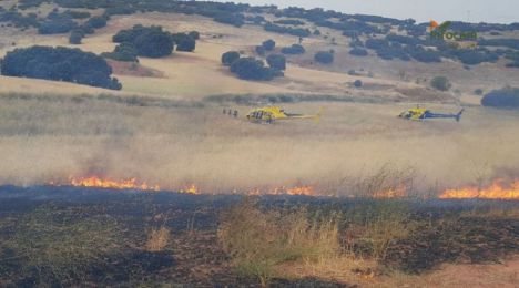 Los servicios de extinción de Castilla-La Mancha logran extinguir en una jornada los ocho incendios declarados este lunes en la región