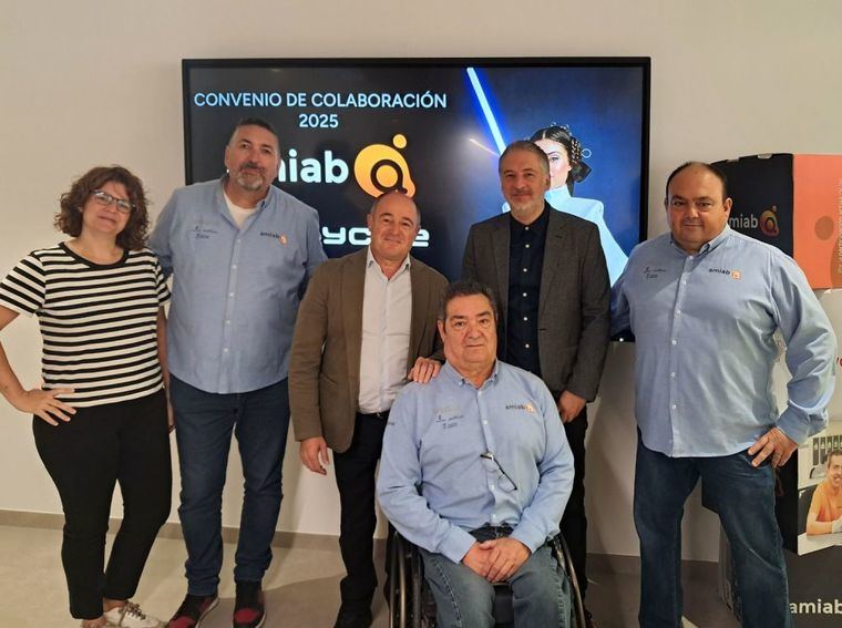 Amiab y Abycine firman un convenio de colaboración en apuesta por el empleo de personas con discapacidad y la creación cinematográfica