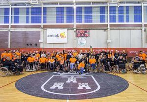 Amiab volvió a celebrar su partido de sensibilización con la mejor de sus sonrisas