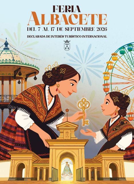 El diseño 'El Legado de la Tradición' de Carlos Pérez gana el concurso del cartel de la Feria de Albacete 2026