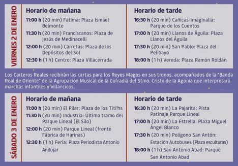 Albacete acompaña a los Carteros Reales con un amplio recorrido cultural desde este viernes al 5 de enero