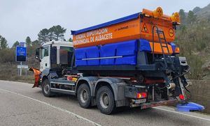 La Diputación de Albacete mantiene activo su operativo preventivo en la red viaria provincial por la borrasca 'Francis'