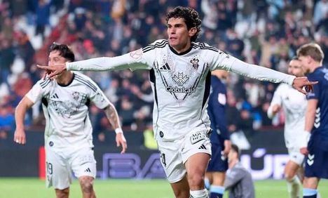 Foto. Jesús Vallejo en el partido ante el Celta en la Copa del Rey