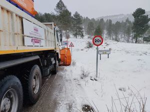 La Diputación de Albacete refuerza el Plan de Vialidad Invernal ante el último temporal de nieve