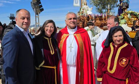 La Diputación arropa en Tobarra el Viernes Santo más simbólico de su Semana Santa en la Procesión al Calvario